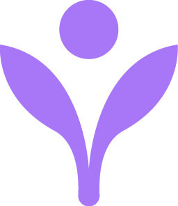 logo flor - morada