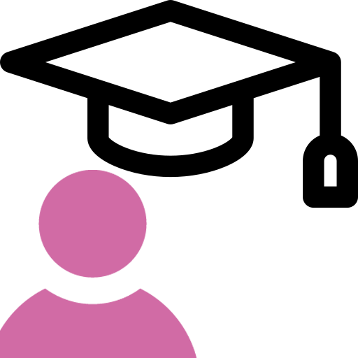 Icona d’usuari - silueta rosa